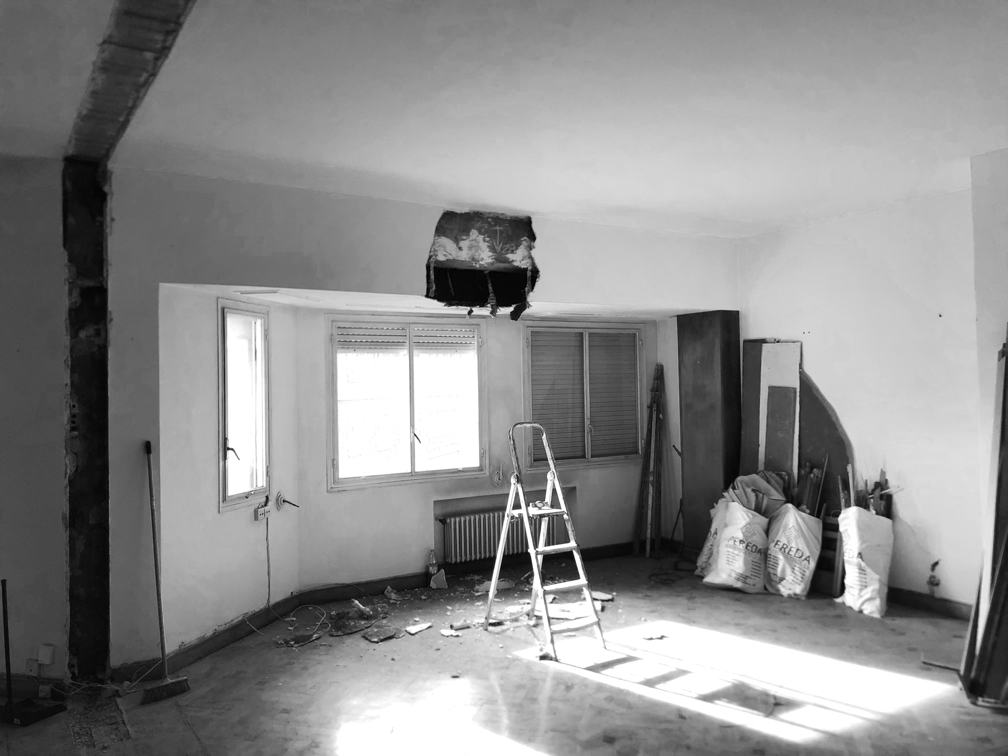 Demolición selectiva durante la reforma interior